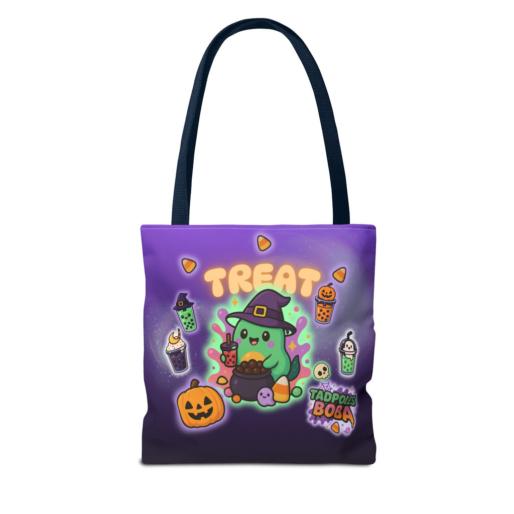 Whimsical Halloween Tote Bag, Cute Trick or Treat Bag, Kawaii Halloween Style, Fun Eco-Friendly Shopping Bag, Ideal for Parties and Gift