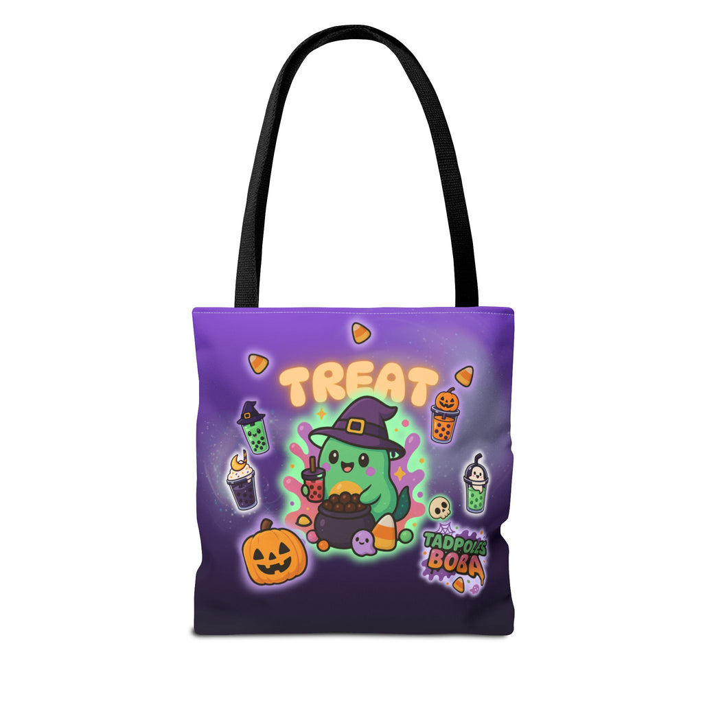 Whimsical Halloween Tote Bag, Cute Trick or Treat Bag, Kawaii Halloween Style, Fun Eco-Friendly Shopping Bag, Ideal for Parties and Gift